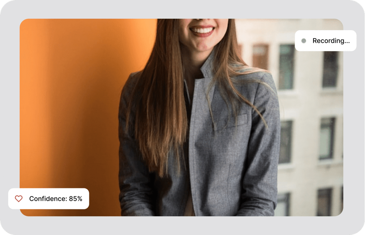 AI-powered interview coaching dashboard preview